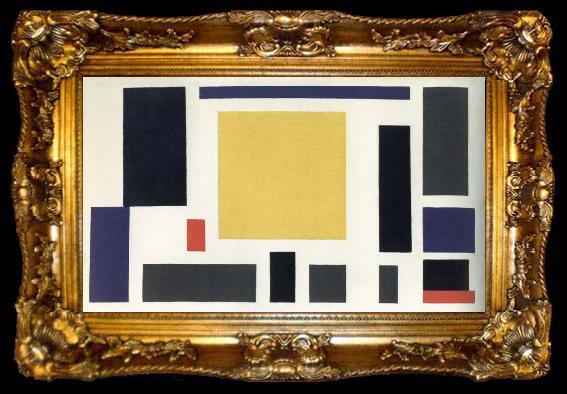 framed  Theo van Doesburg composition vlll (the cow), ta009-2